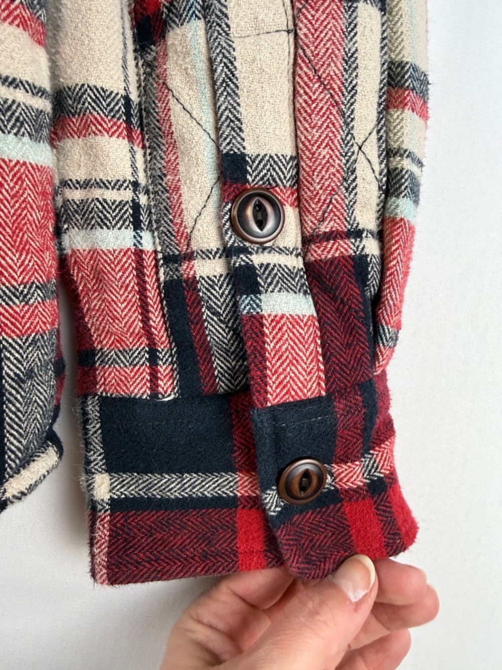 Dakota Grizzly Red & Black Plaid Flannel Button-Up Shirt – Size XL - Picture 9 of 10